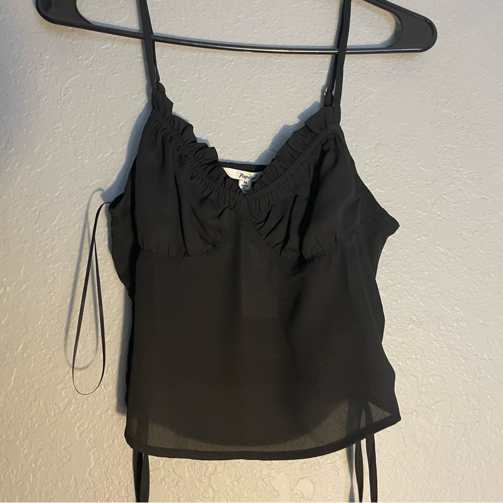 Brand new black tank top